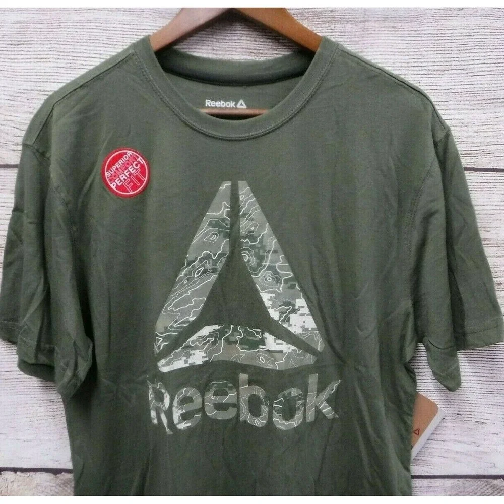 Reebok Performance Shirt Mens Medium Regular Fit Cypress Recon Camo Shirt New